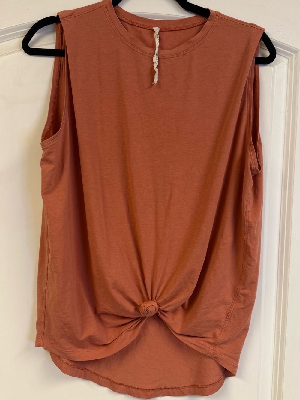 Lululemon Love Tank Top Women’s 8 Burnt Orange Rust Sleeveless Relaxed Fit